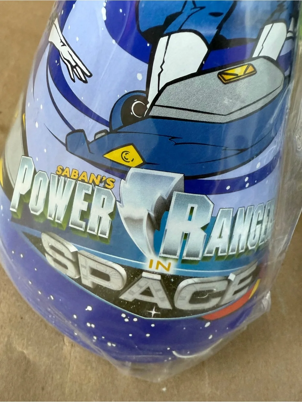 Vintage 1998 Power Rangers In Space Cone Party Hat Pack of 8 Happy Birthday Hat